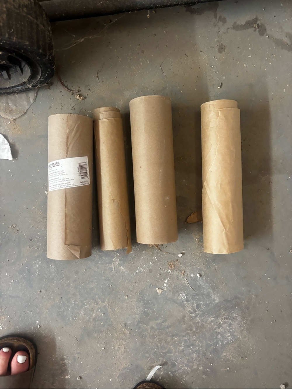 Brown Kraft Paper Party Tubes - 4 Pack